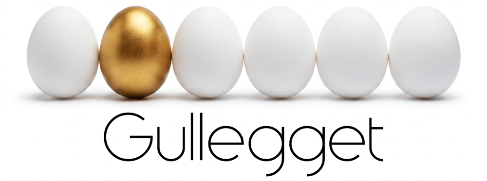 Gullegget - stående uten bakgrunn