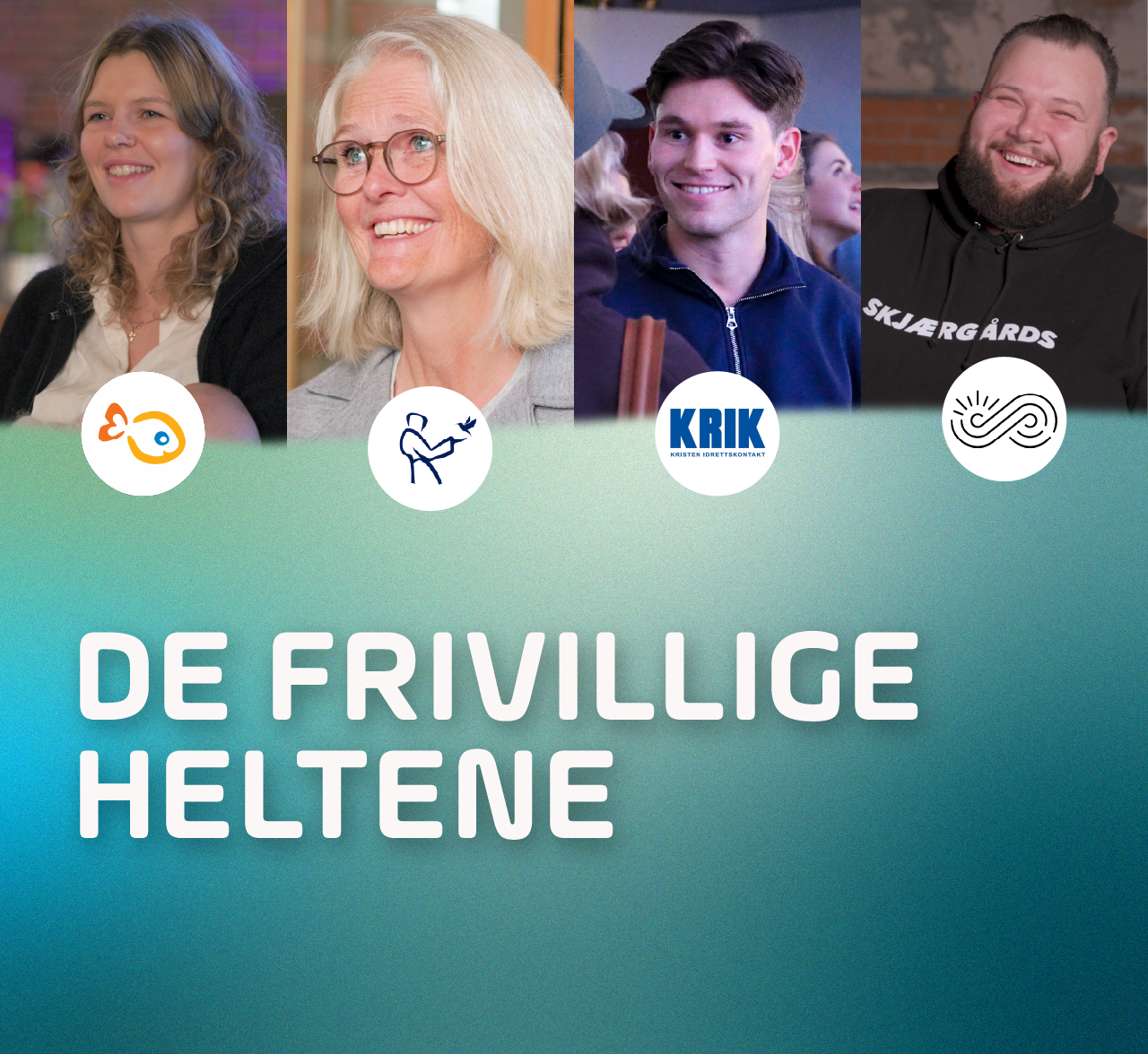 Web-banner frivillige helter